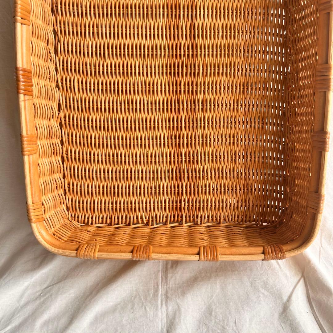 【新品】ラタンバスケット 2個セット おしゃれカゴ