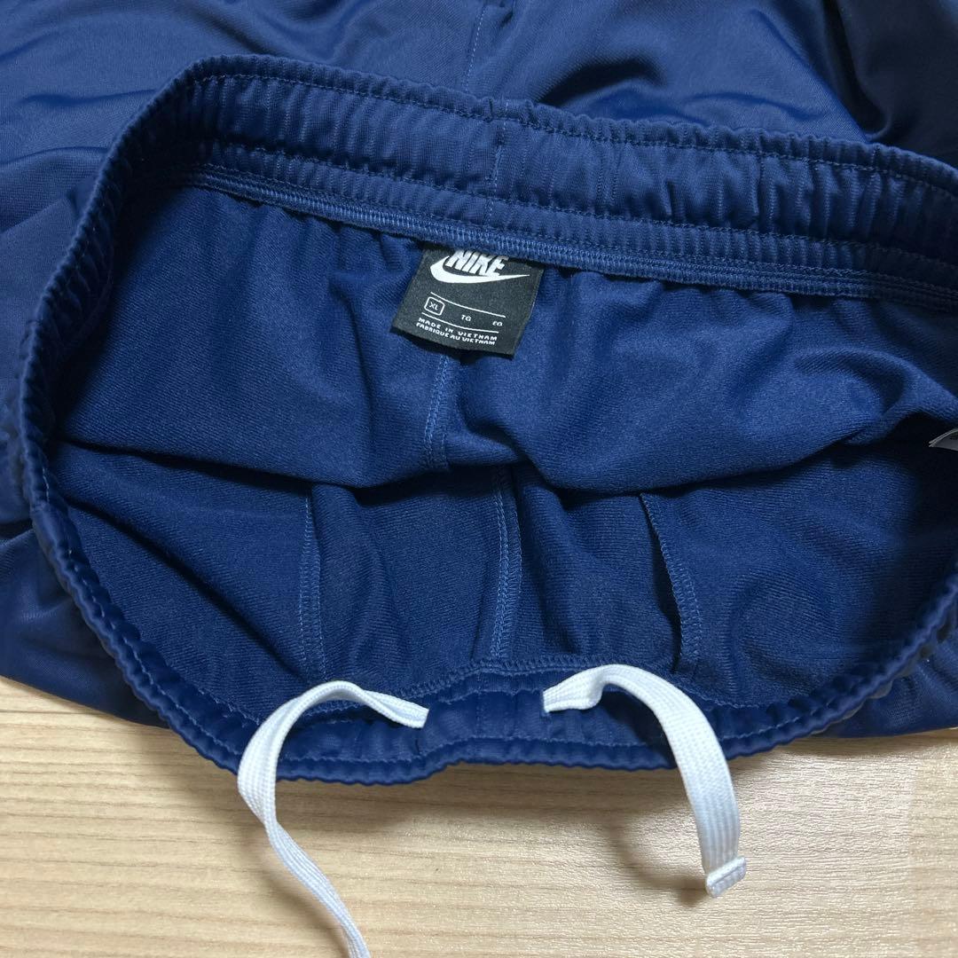 ほぼ未使用 ナイキ ジャージ 上下 セットアップ ワンポイント ネイビー XL