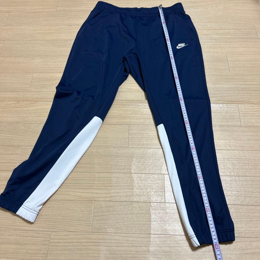 ほぼ未使用 ナイキ ジャージ 上下 セットアップ ワンポイント ネイビー XL