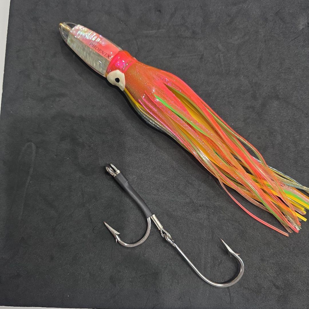 トローリングルアー　フェニックスルアー　ダブルバーブフックセット⑦