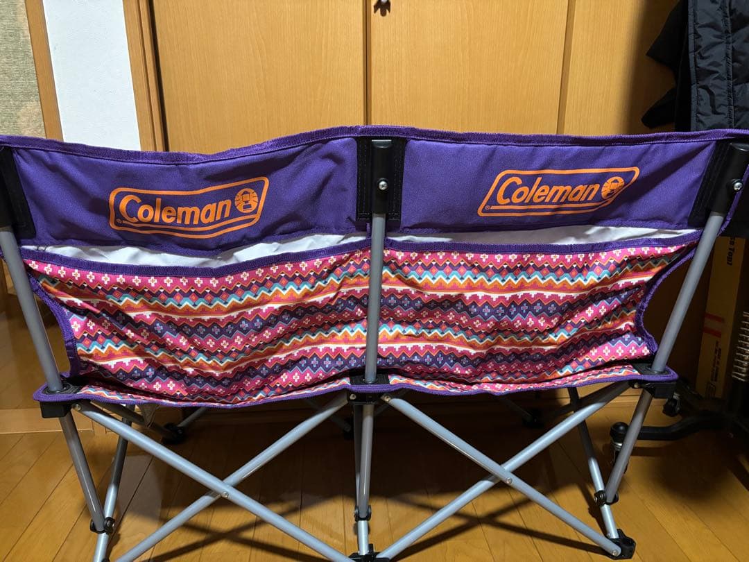 コールマン ナチュラルモザイクリビングテーブル ファンチェアダブル セット