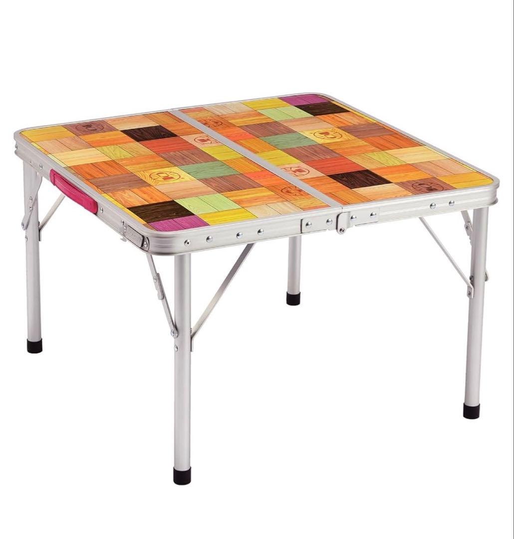 コールマン ナチュラルモザイクリビングテーブル ファンチェアダブル セット