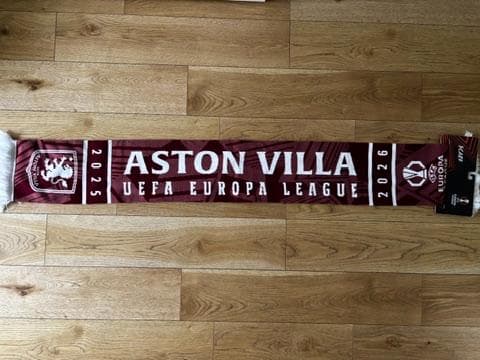 Aston Villa UEFA Europa League スカーフ 2025