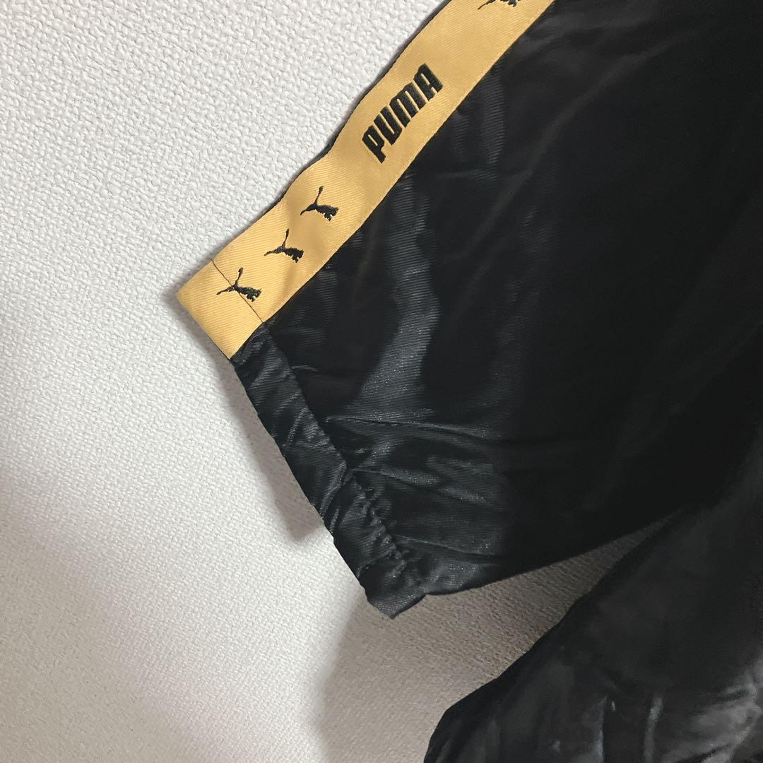 【新品タグ付】90s PUMA プーマ　刺繍　ベンチコート　裏ボア　韓国製　L