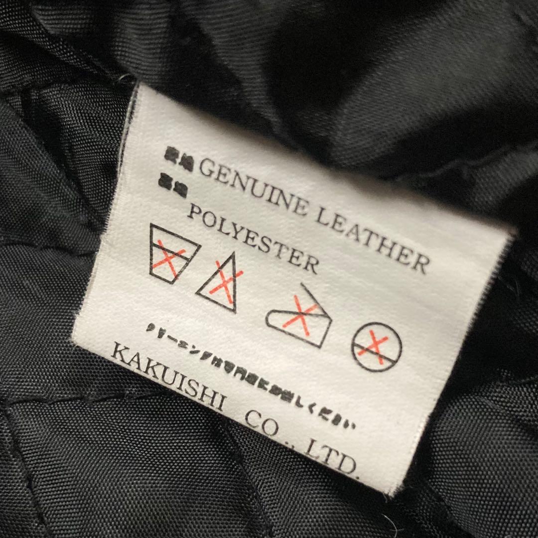 ✨状態良好✨HORN WORKS シングルライダース 裏地キルティング 黒 Ｍ