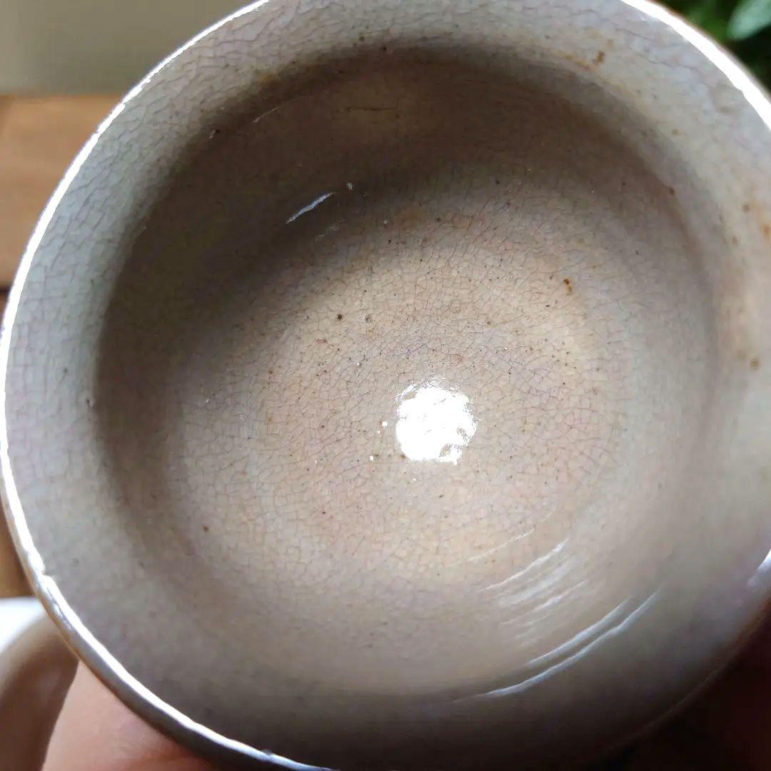 希少 骨董 萩焼 九代 三輪雪堂作 煎茶碗 4客