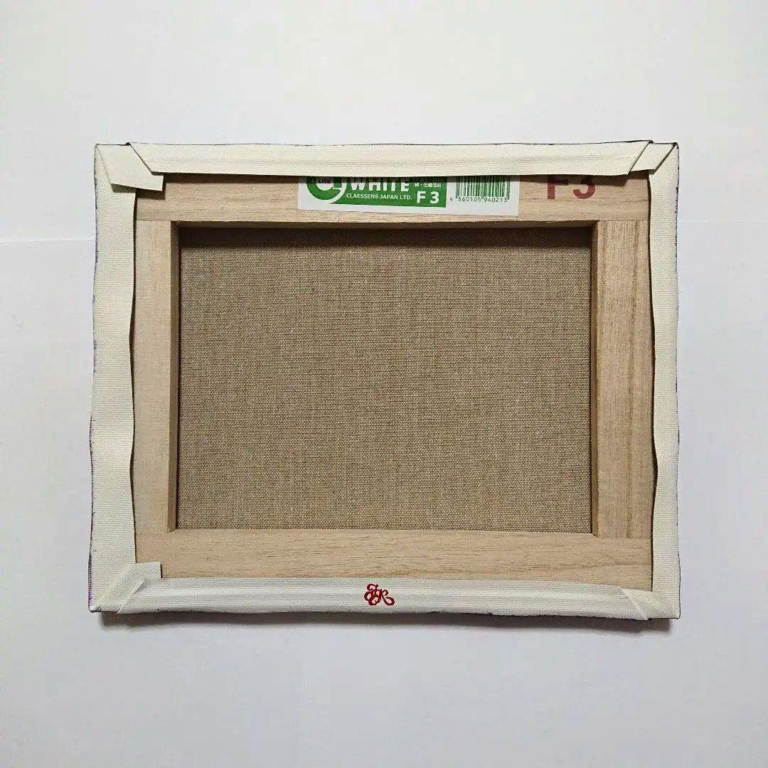 【ラベンダーの夜】アクリル画 F3 風景画 絵画