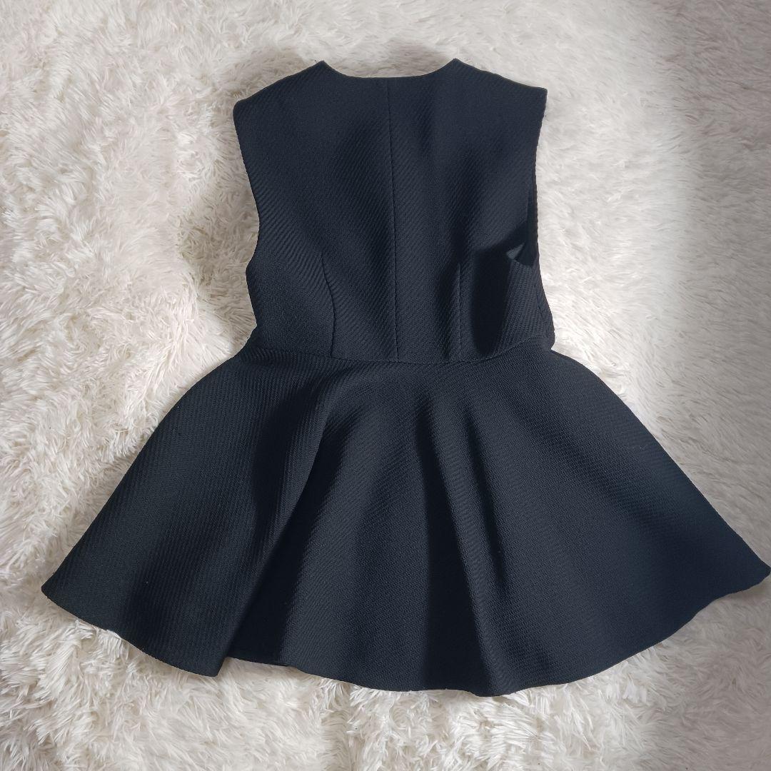 ルフィル　スポンディッシュ　ツイル　ジレ　フリーサイズ　ブラック