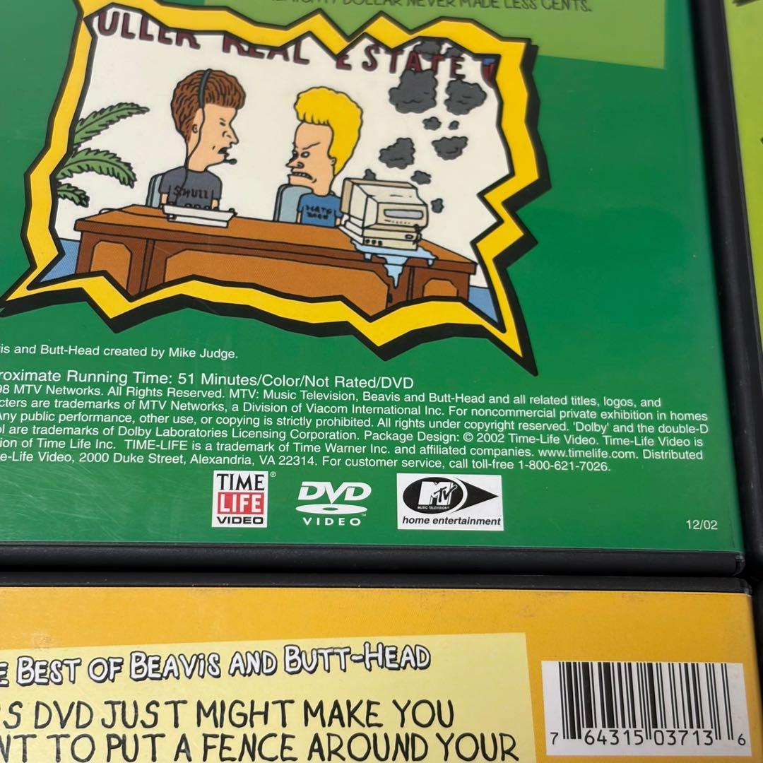 MTV ビーバス・アンド・バットヘッド DVD 4枚セット まとめて 北米版