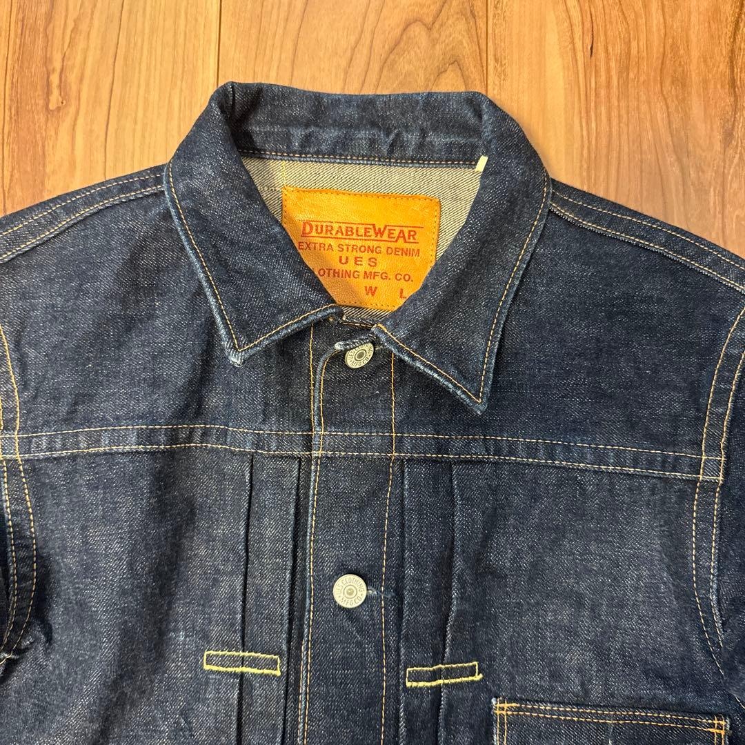 ues ウエス　デニムジャケット　gジャン　1st size1