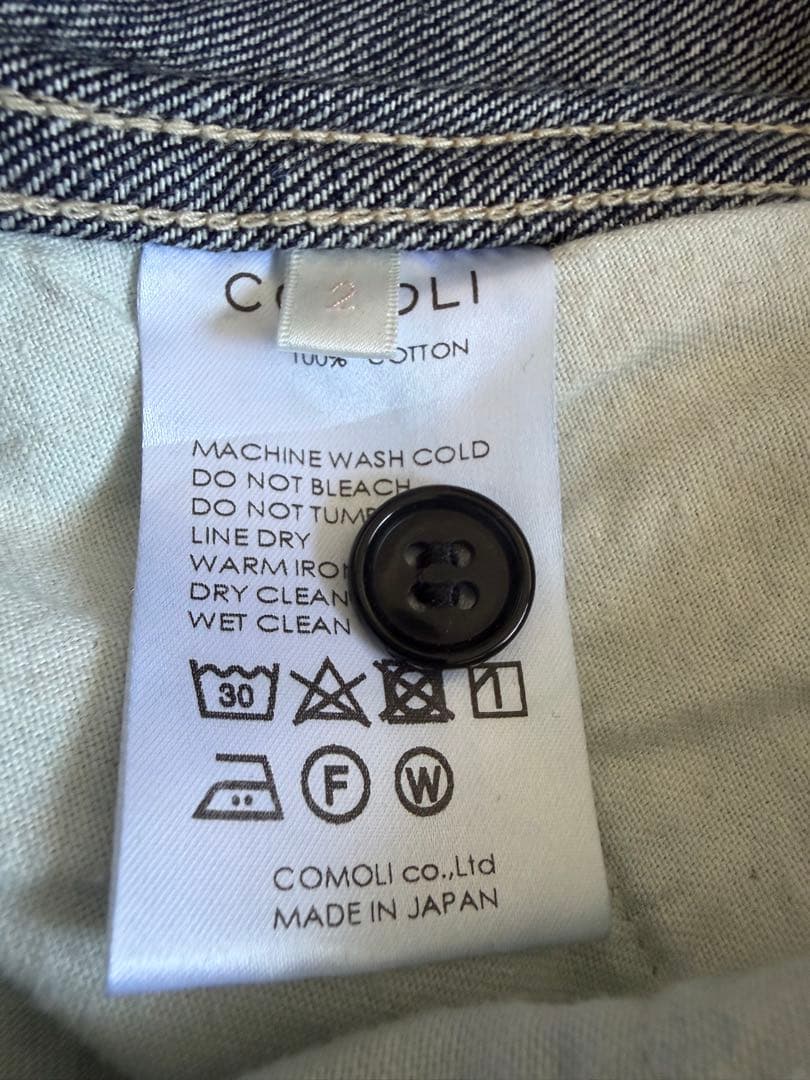 コモリ COMILI 2022AW デニム ジャケット パンツ セット