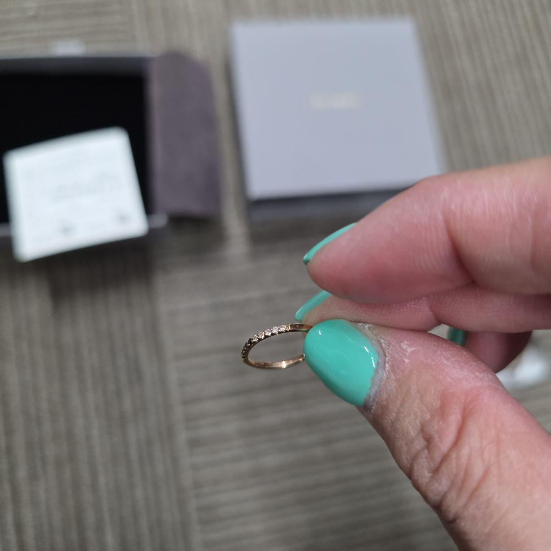 Hirotaka　 GOSSAMER ダイヤモンド &10K ピンキーリング