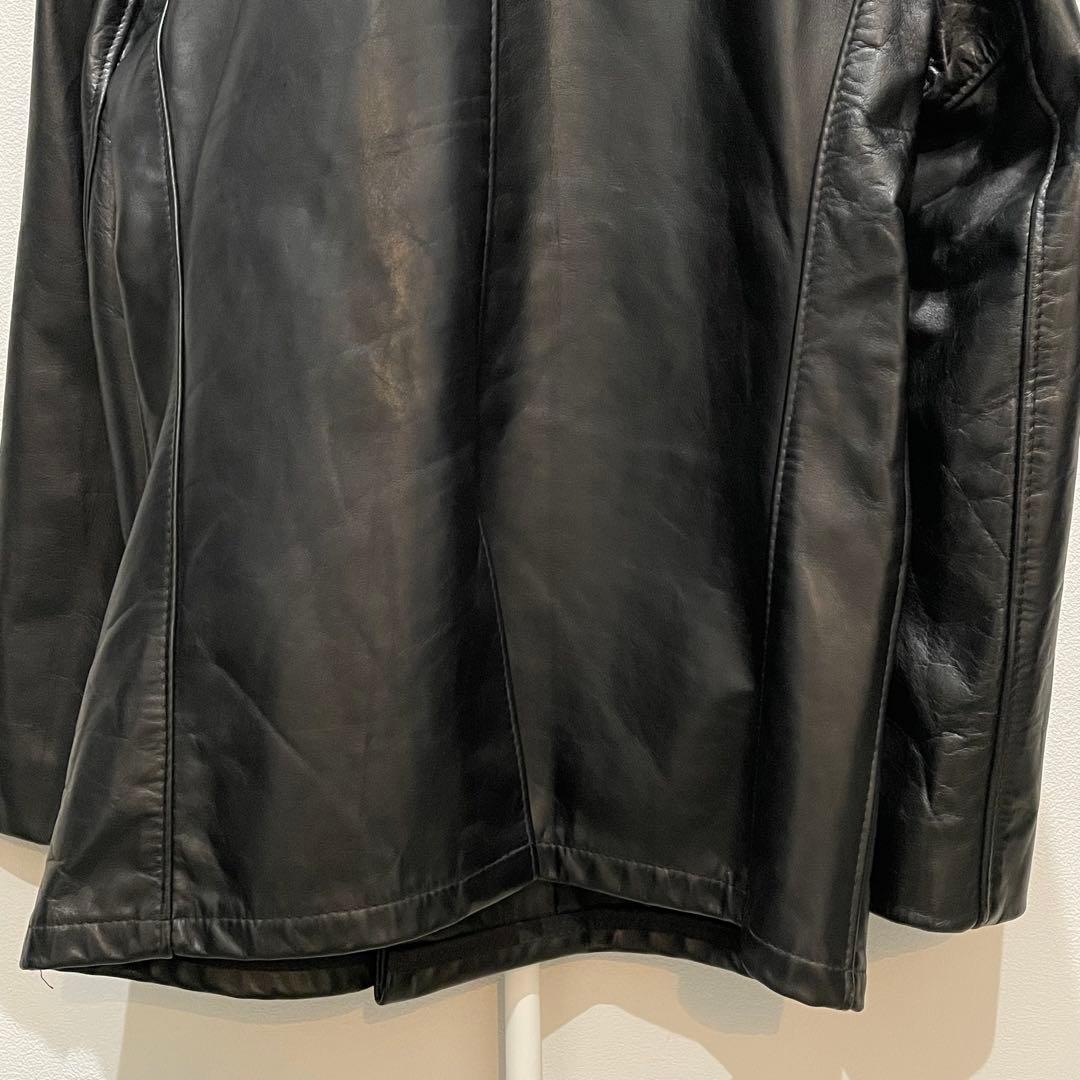 SCHOTT カーコート　レザーPコート　カウハイド　USA製　サイズ38
