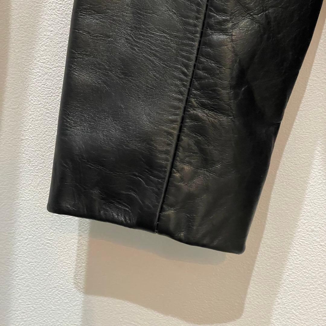 SCHOTT カーコート　レザーPコート　カウハイド　USA製　サイズ38