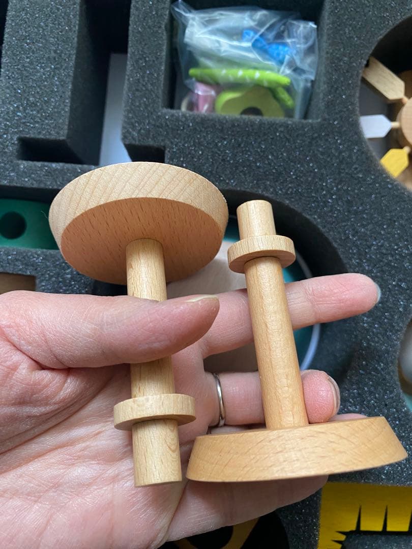 初節句　木製五月人形 プーカのたんたんご　積み木