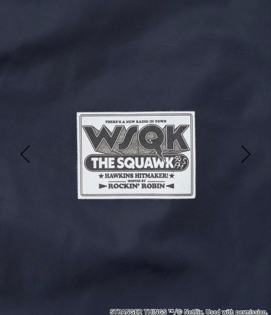 【STRANGER THINGS】ニコアンド コーチジャケット ダークネイビー