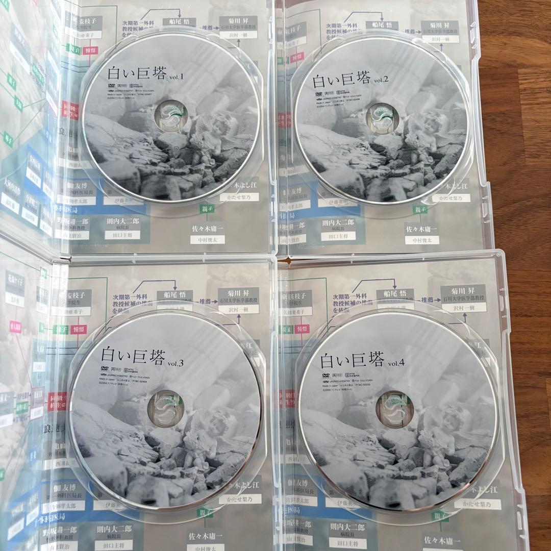 白い巨塔 第一部 第二部 ドラマ DVD-BOX 全8巻セット＋特典ディスク付き