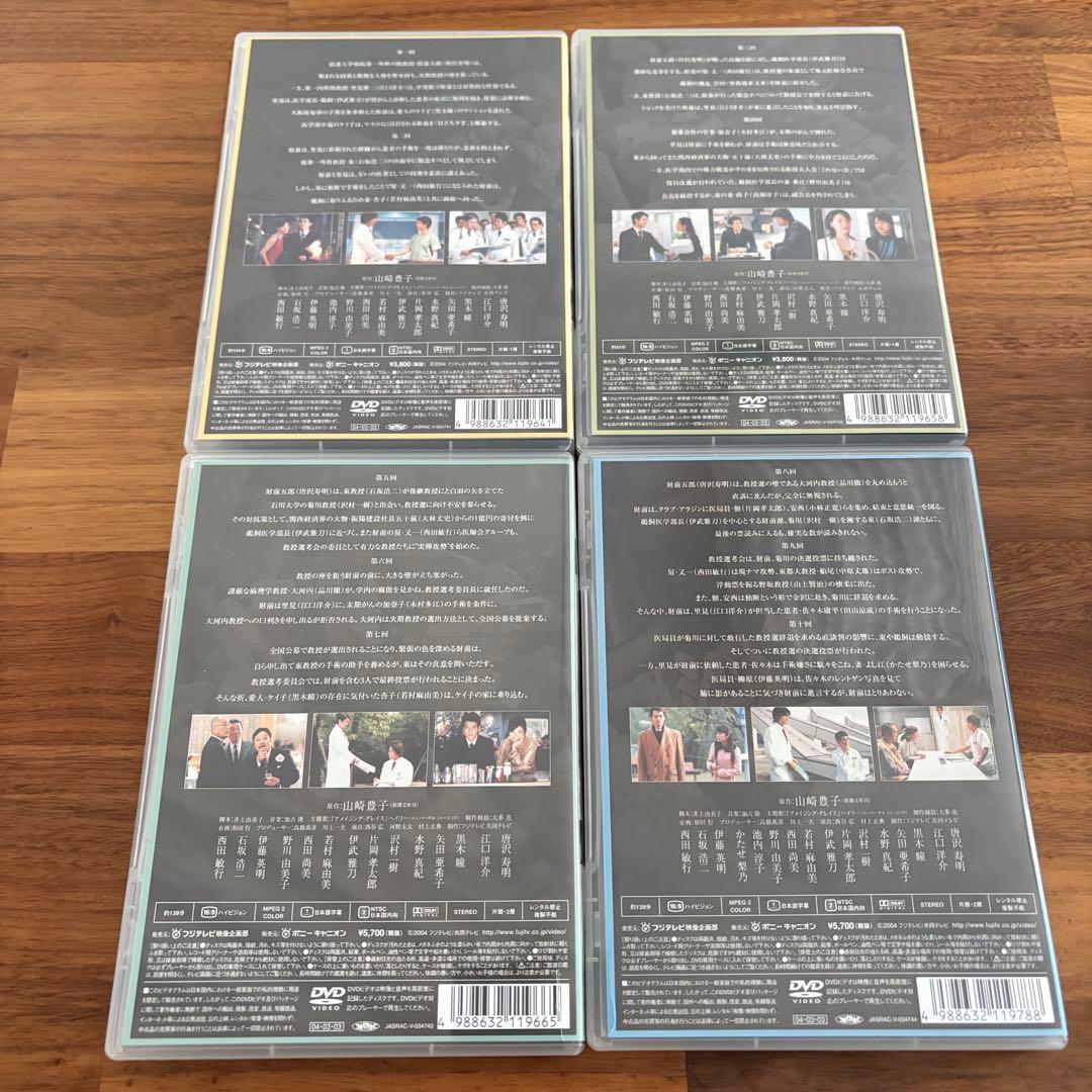 白い巨塔 第一部 第二部 ドラマ DVD-BOX 全8巻セット＋特典ディスク付き