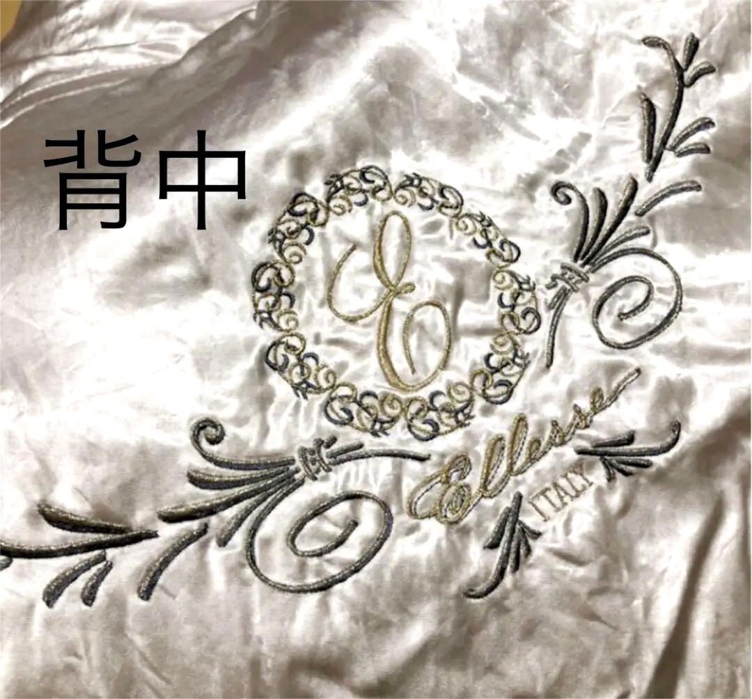 80s エレッセ　Ellesse スキーウェア　上下　レディース　L　シルバー