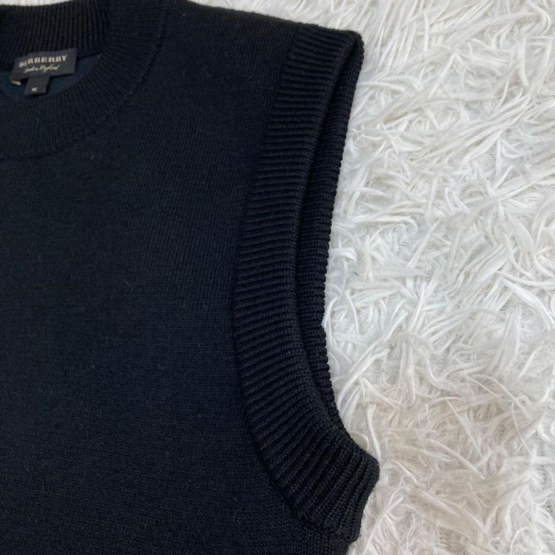 16524✨バーバリーロンドンイングランド 銀ボタン サイドスリット ベスト