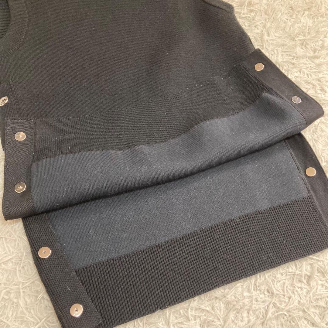 16524✨バーバリーロンドンイングランド 銀ボタン サイドスリット ベスト