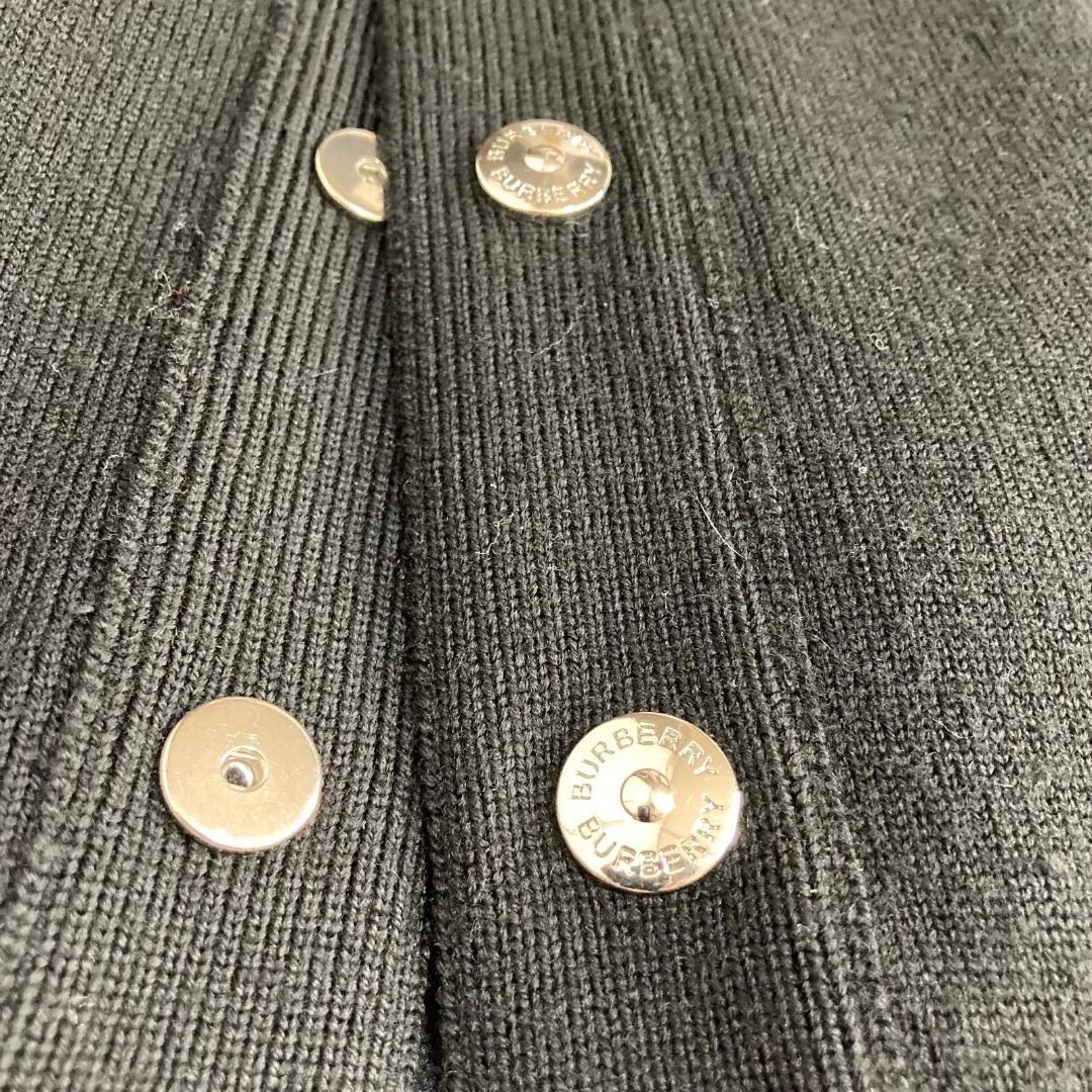 16524✨バーバリーロンドンイングランド 銀ボタン サイドスリット ベスト