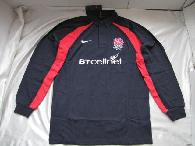 ウェア 2001-02 ENGLAND RUGBY AWAY SHIRT LS NIKE