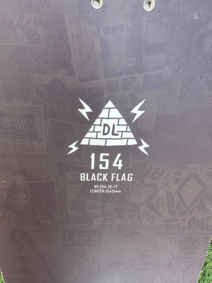 DEATH LABEL スノーボード BLACK FLAG 154センチ