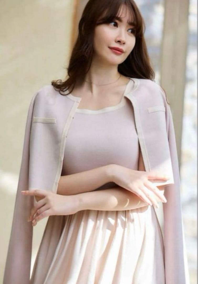 ワンピース Herlipto Bicolor Knit Dress Set