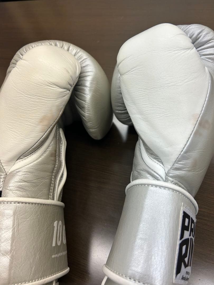 PRIZE RING ボクシンググローブ 10oz シルバー