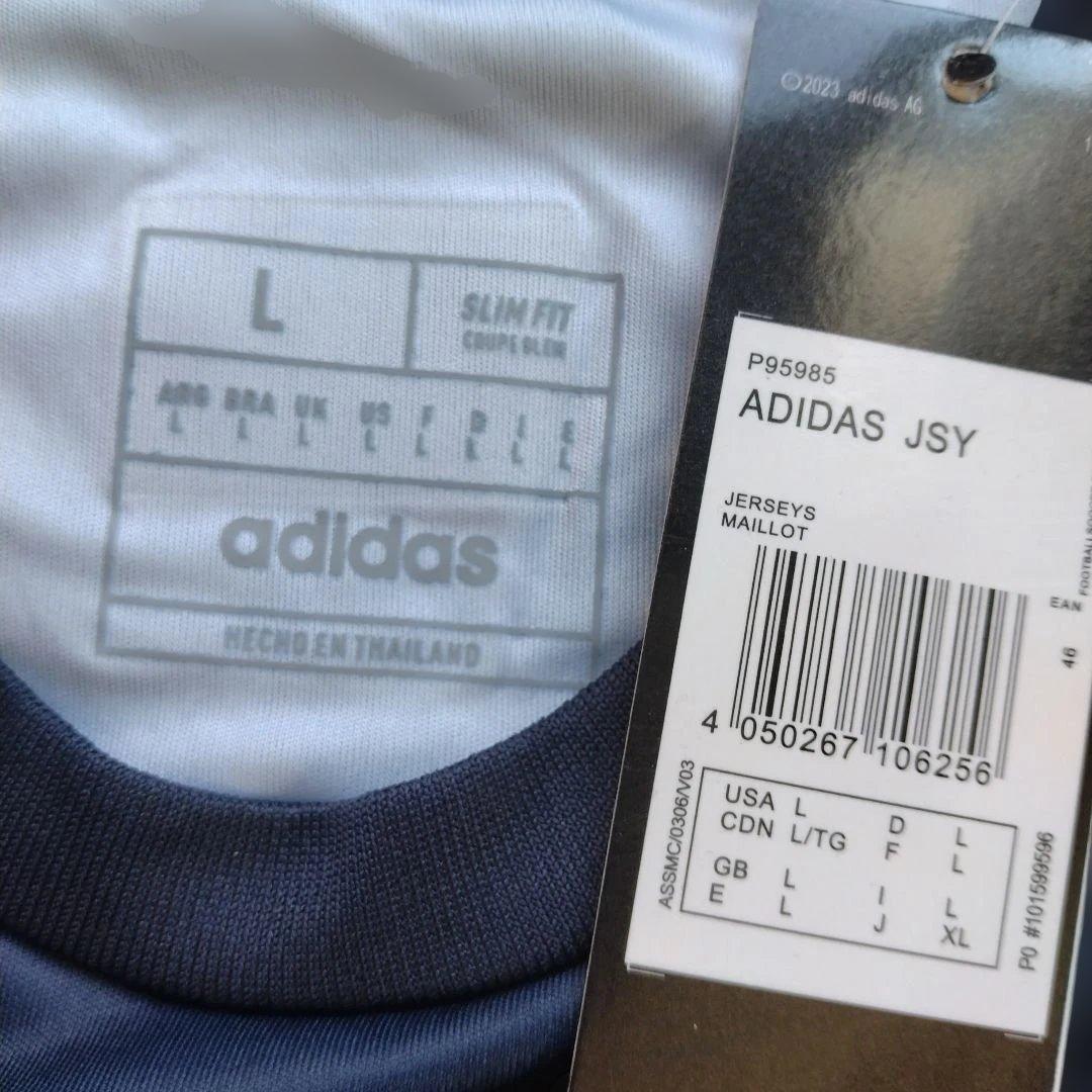 【タグ付】Y-3 サッカー日本代表 レプリカユニフォーム 炎柄 半袖 Lサイズ