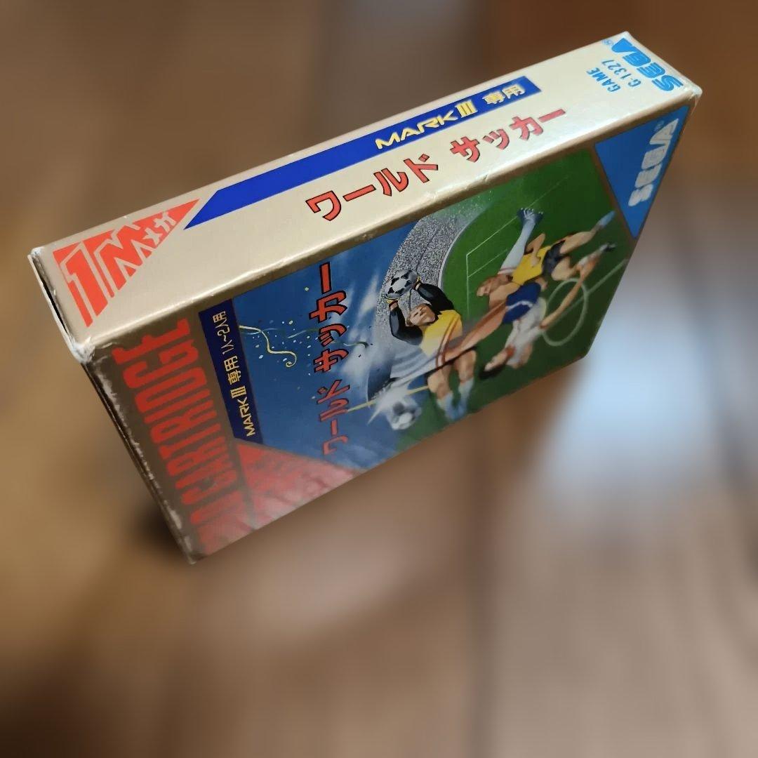【箱と説明書付】SEGA ワールドサッカー MARK III レアソフト