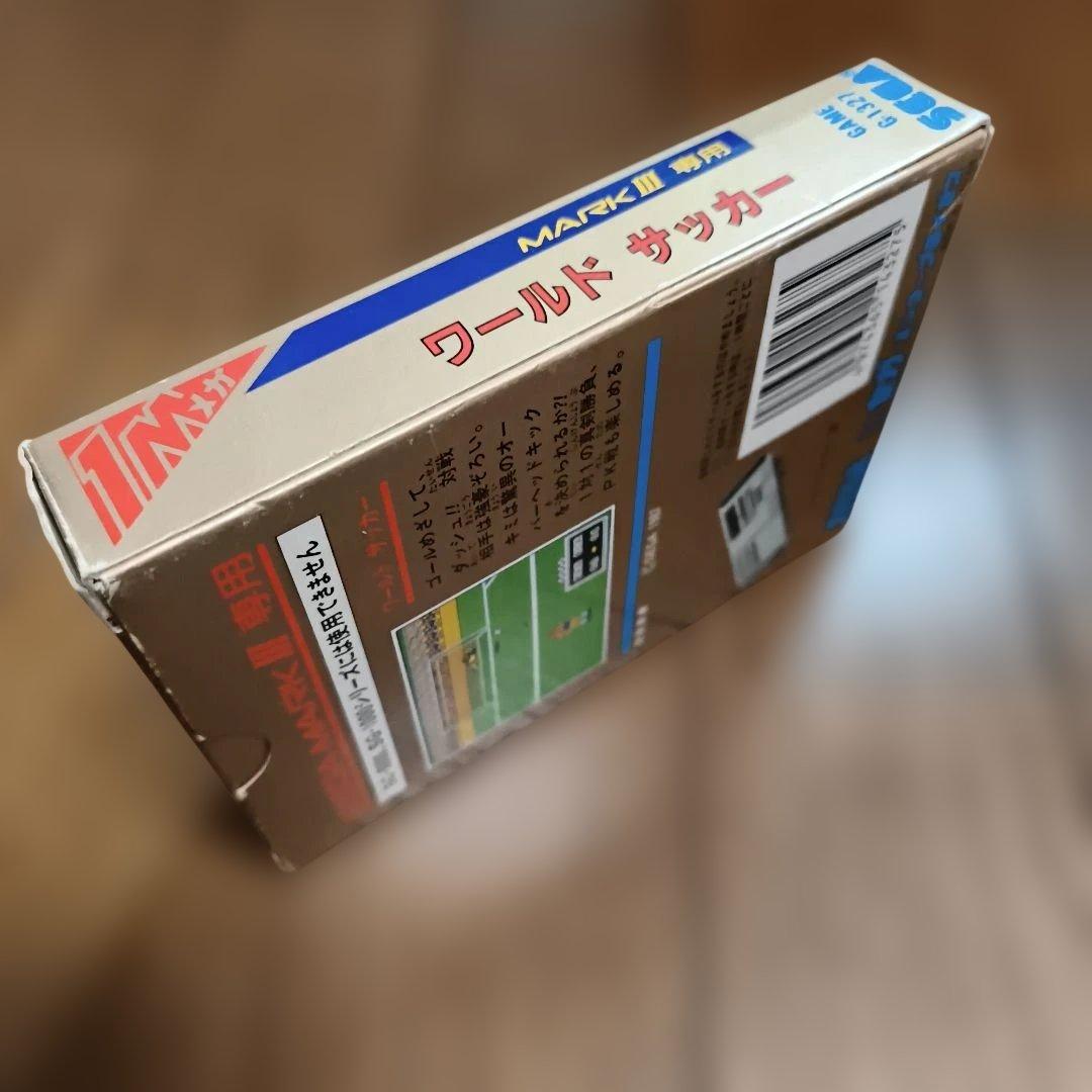 【箱と説明書付】SEGA ワールドサッカー MARK III レアソフト