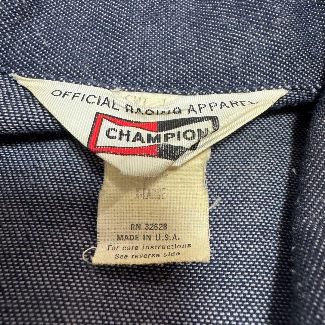 ビンテージ USA製 CHAMPION SPARK PLUG オフィシャル XL