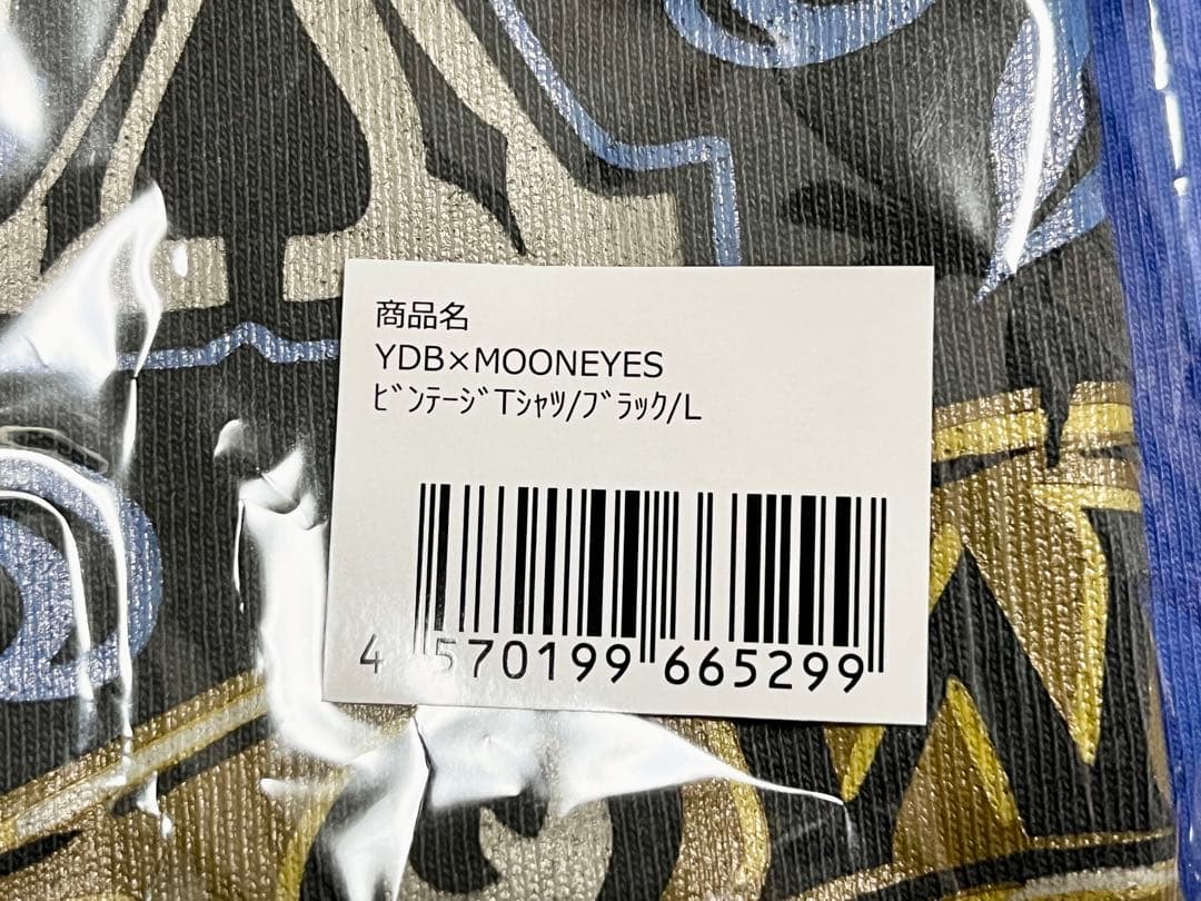 横浜DeNAベイスターズ×MOONEYES/ビンテージTシャツ Lサイズ 黒