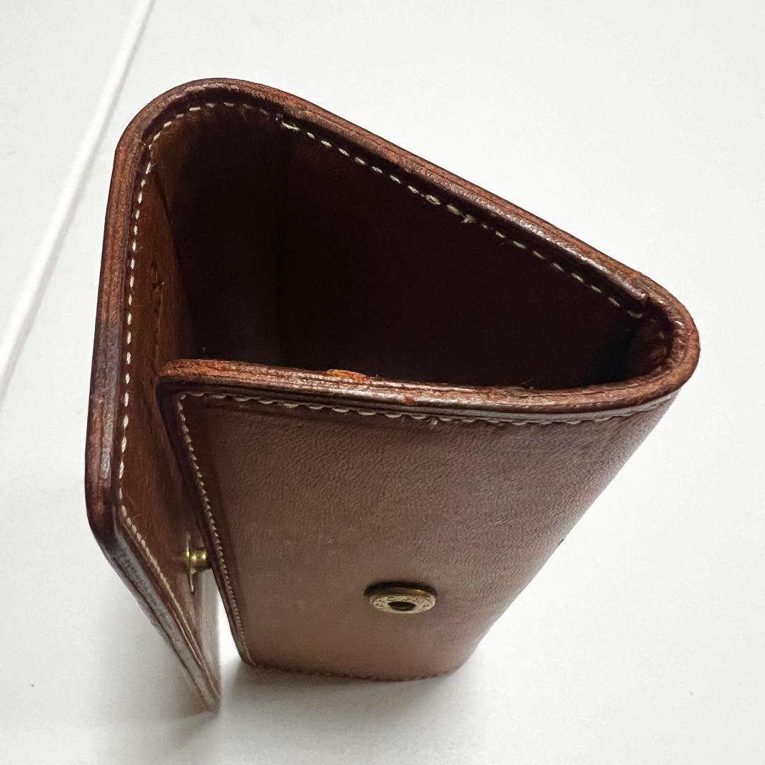 ゲンテン✨genten カットワーク キーケース 5連 レザー ブラウン