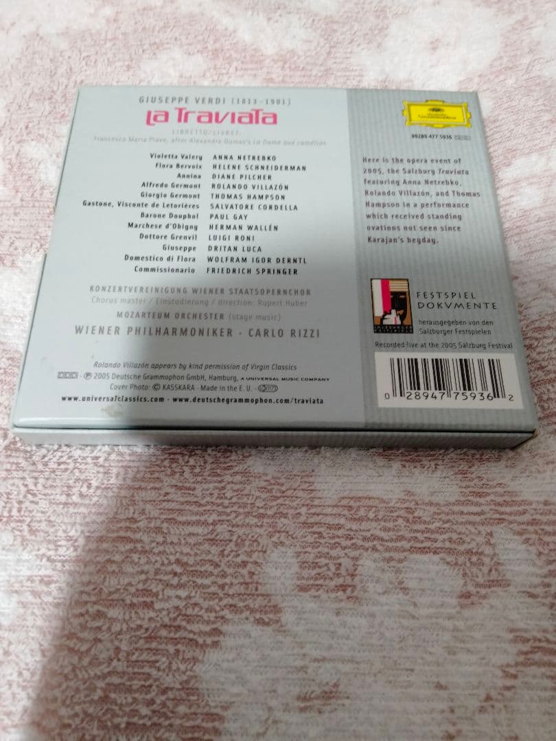 アンナ・ネトレプコ　サイン　CD