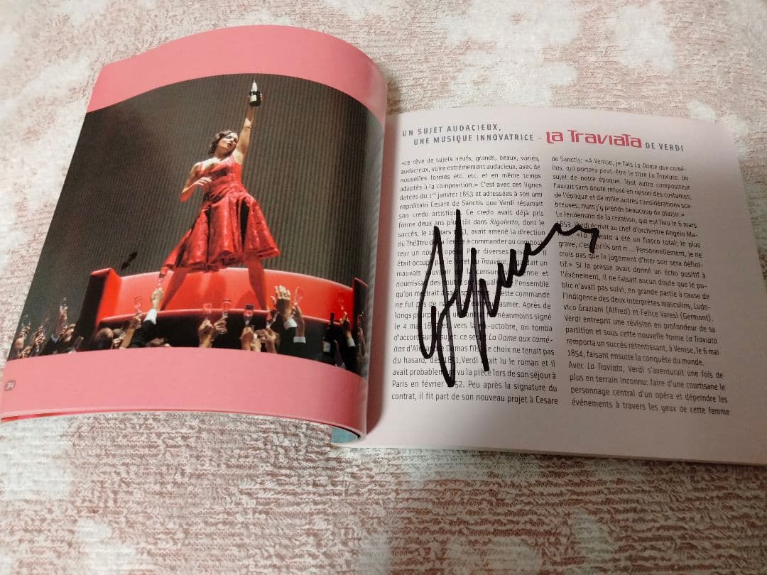 アンナ・ネトレプコ　サイン　CD