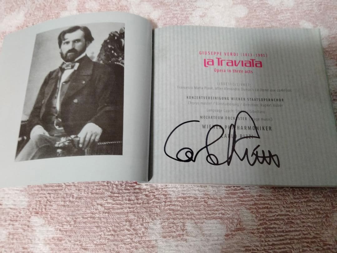 アンナ・ネトレプコ　サイン　CD