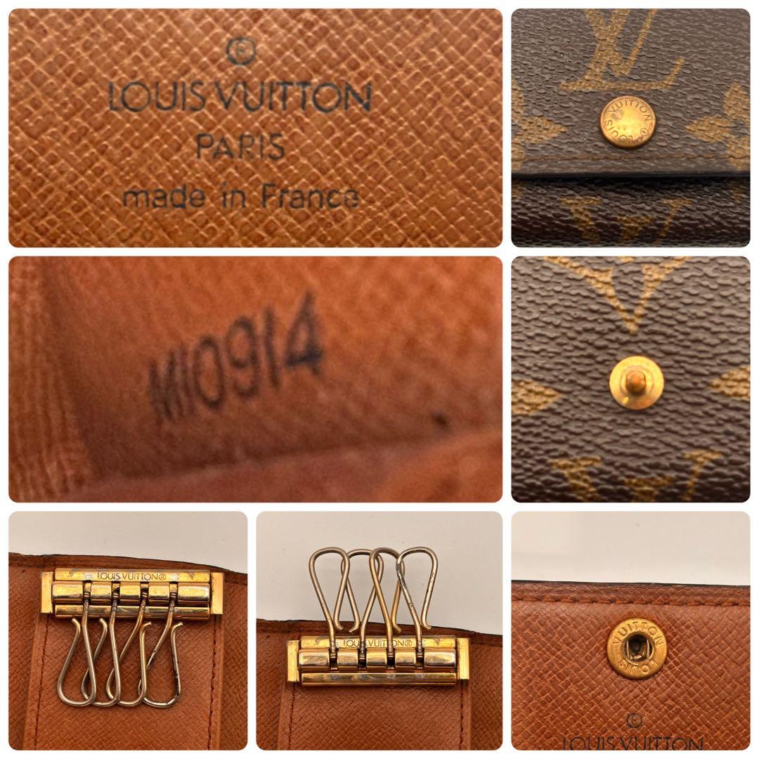 【鑑定済み】ルイヴィトン✨モノグラム✨キーケース ミュルティクレ4