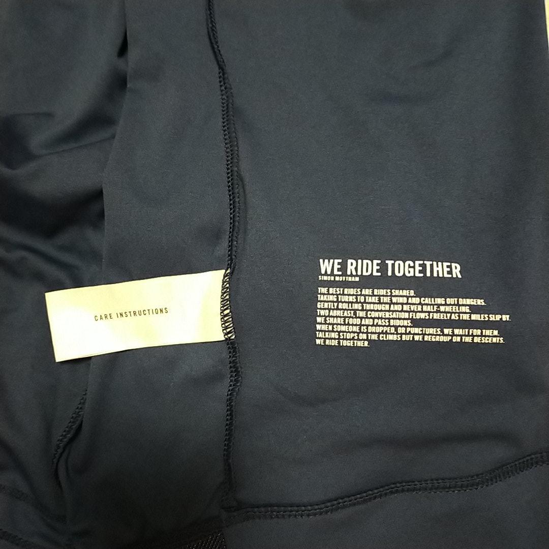 美品　rapha ラファ　半袖　サイクルジャージ　ネイビー　白　ライン　M