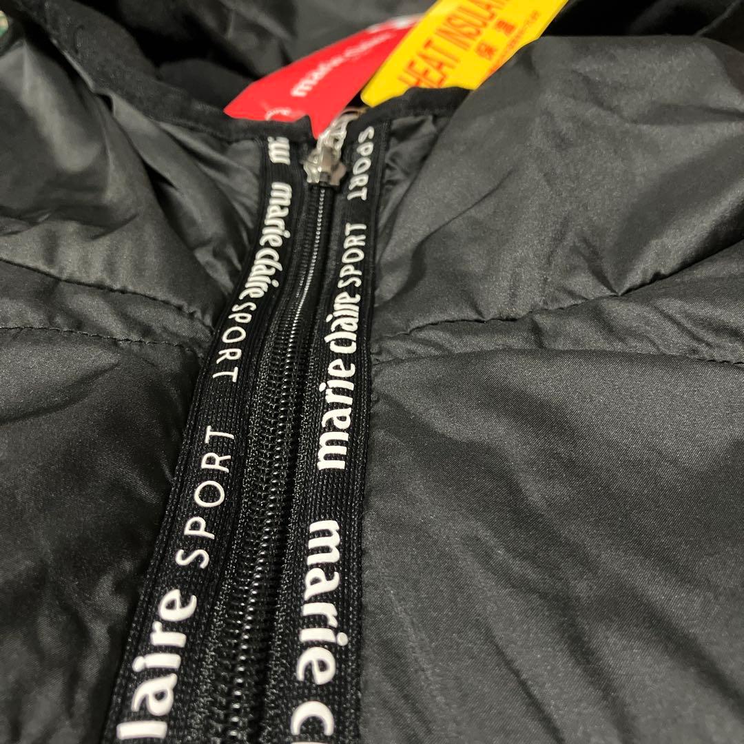 新品未使用タグ付　マリクレール スポーツ　5L 中綿　フード付きロングベスト