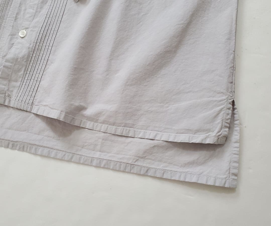 新品✨ grin CLダンプピンタックシャツ アイスグレー