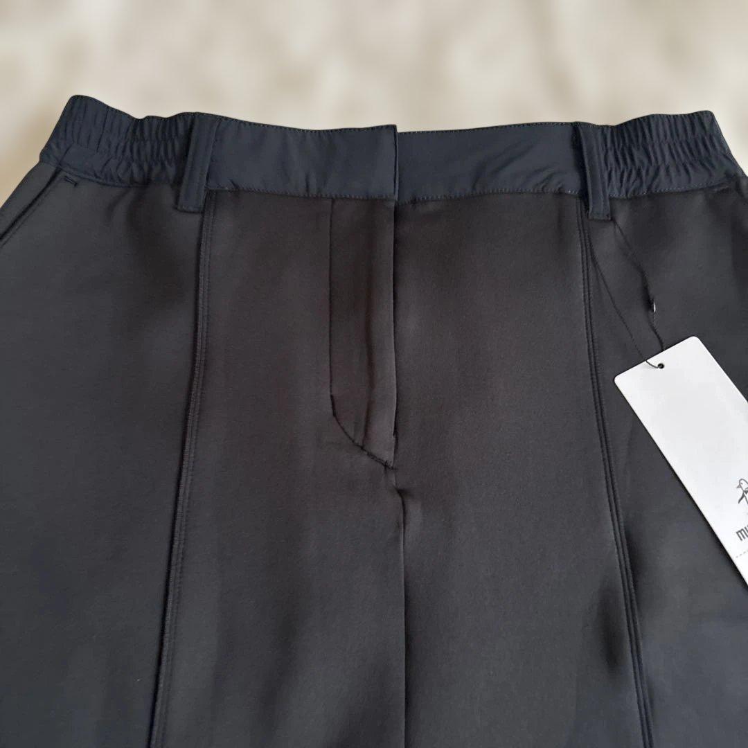新品　マンシング ジャージ素材 スカート LL 黒 送料込み