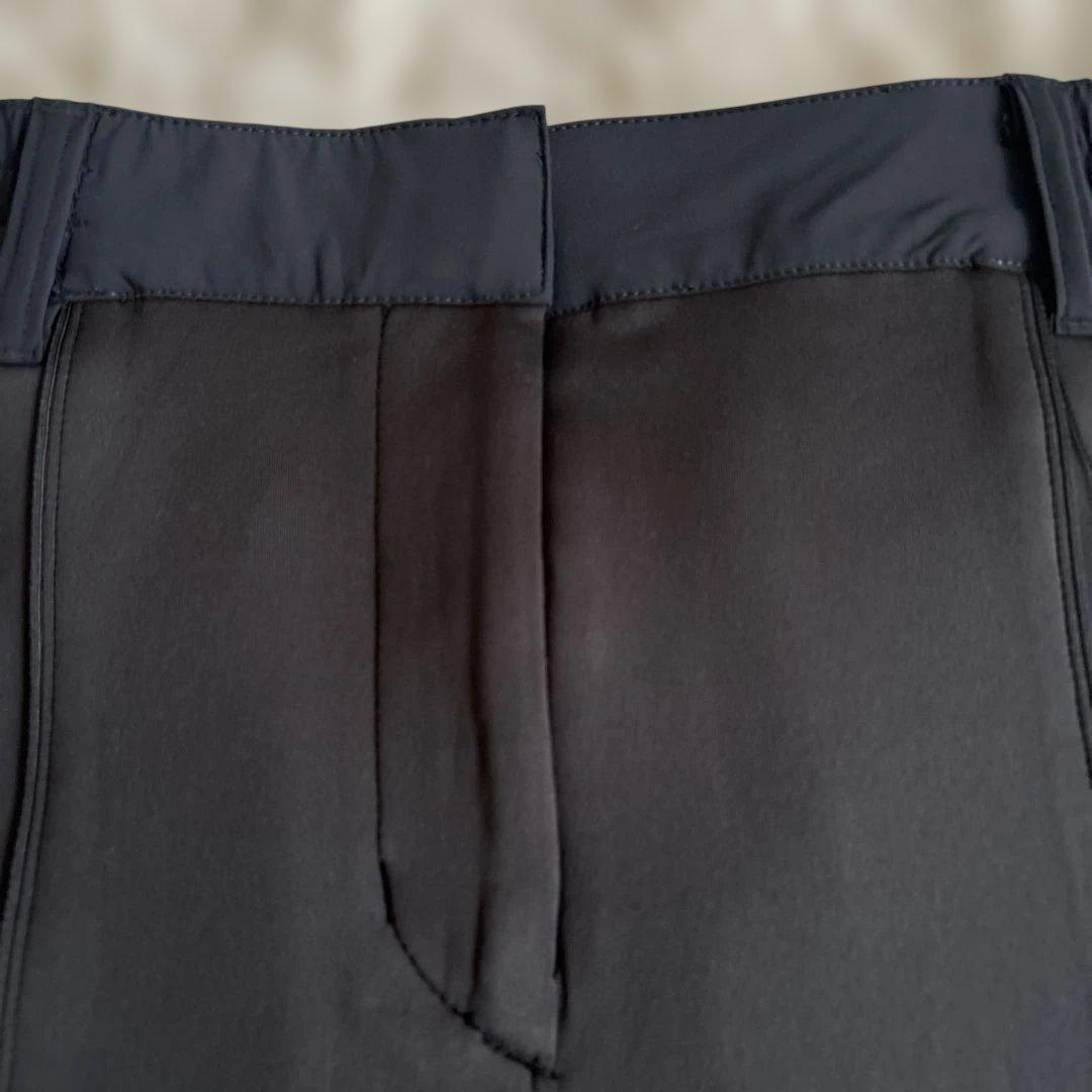 新品　マンシング ジャージ素材 スカート LL 黒 送料込み