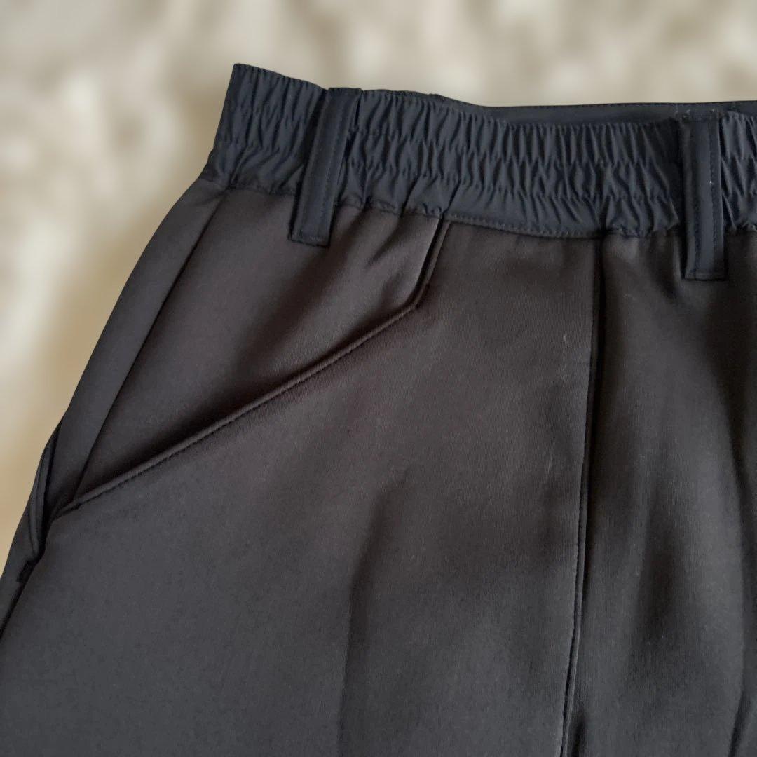 新品　マンシング ジャージ素材 スカート LL 黒 送料込み