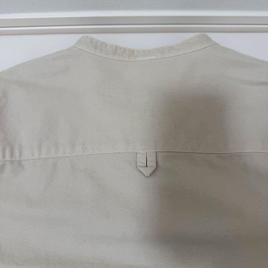 マーガレットハウエル MHL. バンドカラーシャツ コットン　アイボリー　1 M