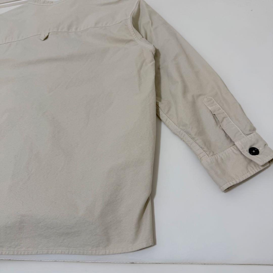 マーガレットハウエル MHL. バンドカラーシャツ コットン　アイボリー　1 M