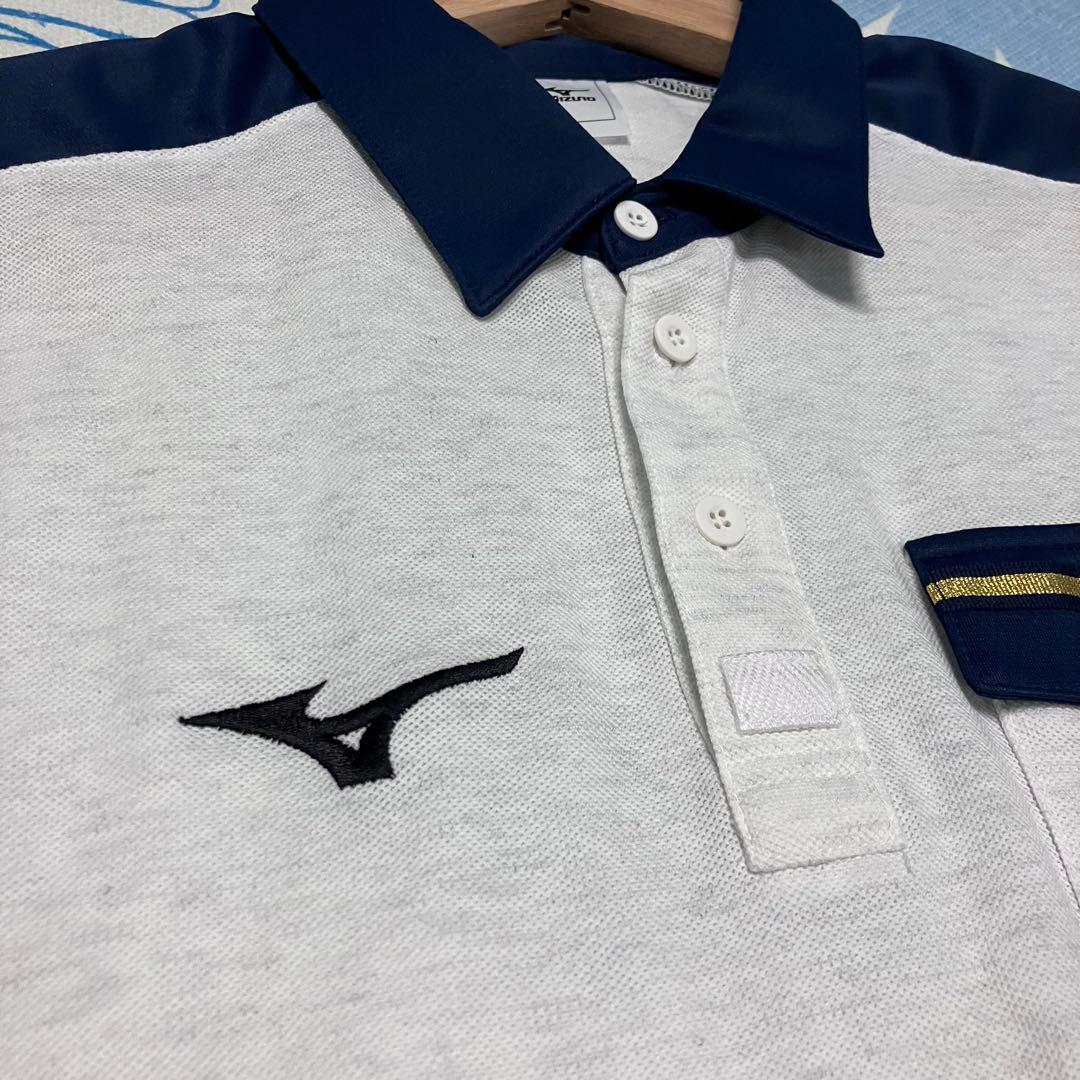 【希少】MIZUNO バレーボール　公式　レフェリー　審判　半袖　シャツ