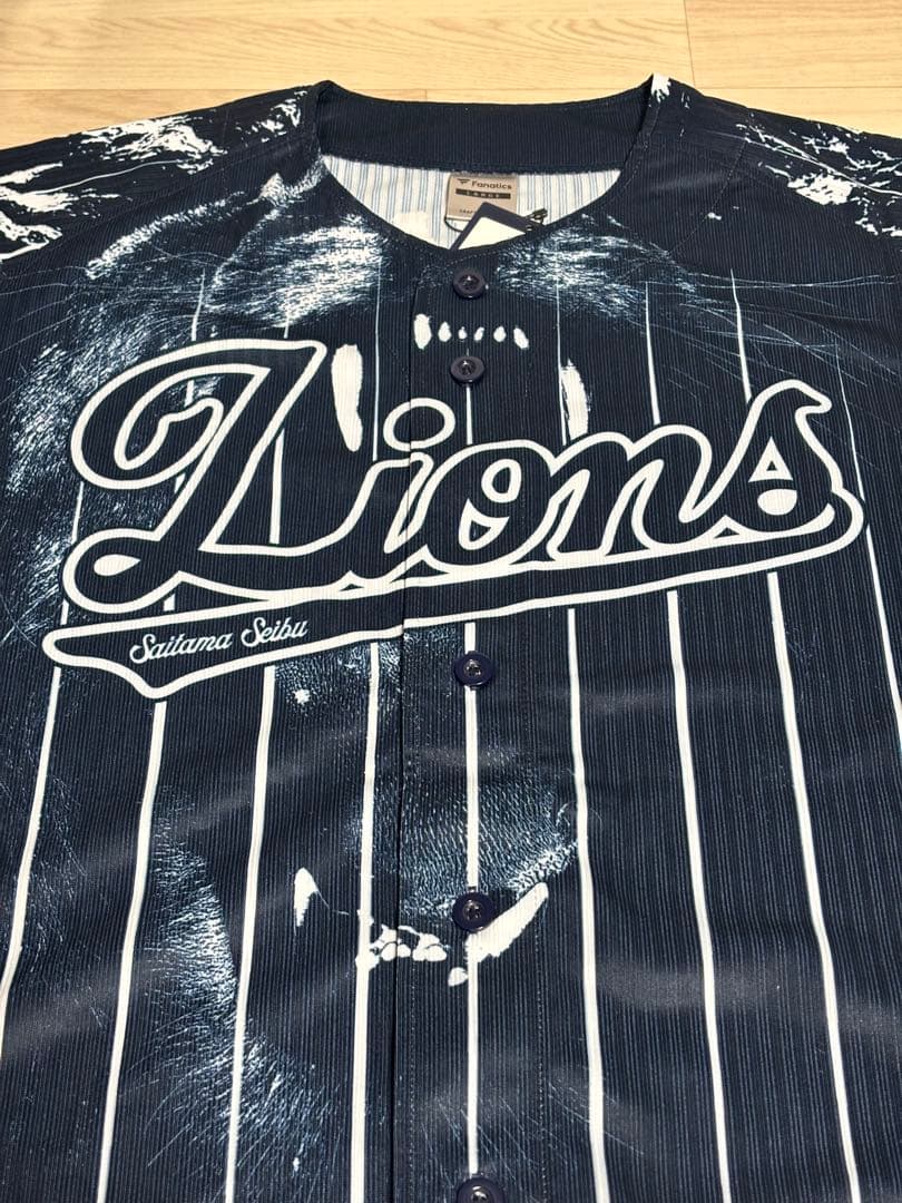 野球 西武ライオンズ 栗山巧 レプリカユニフォーム Lサイズ ハントブルー 新品